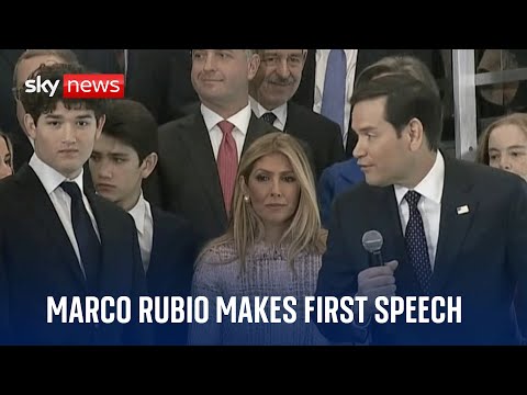 Marco Rubio’s first speech as the US Secretary of State – Watch in full
