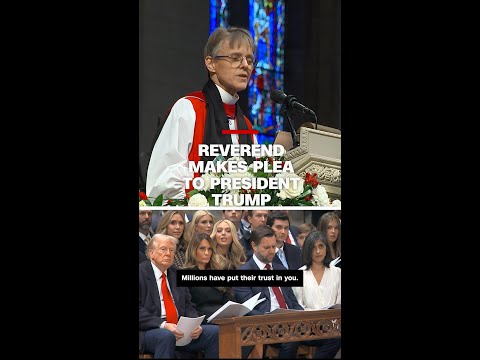 WATCH: Trump react to reverend’s plea to have mercy on immigrants, LGBTQ community