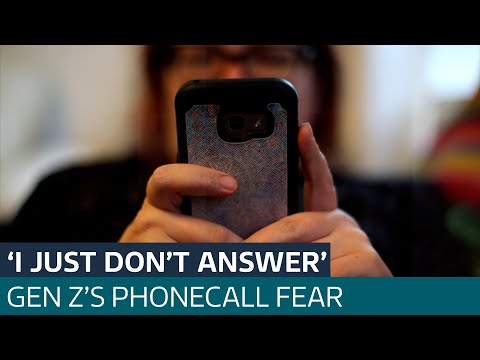 Why are Gen Z afraid of phone calls? | ITV News