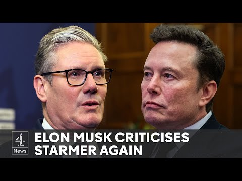 Musk continues to attack Starmer over handling of historic child abuse