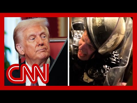 Officer who was brutally attacked responds to Trump’s defense of rioters