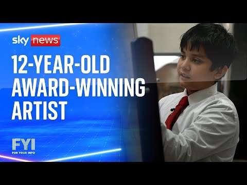 Meet the 12-year-old award-winning artist