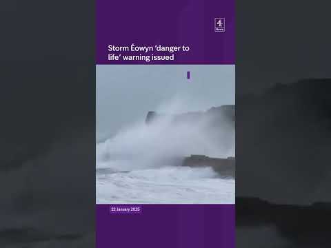 Storm Éowyn ‘danger to life’ warning