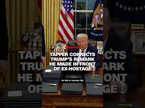 Tapper corrects Trump’s remark he made in front of ex-hostage