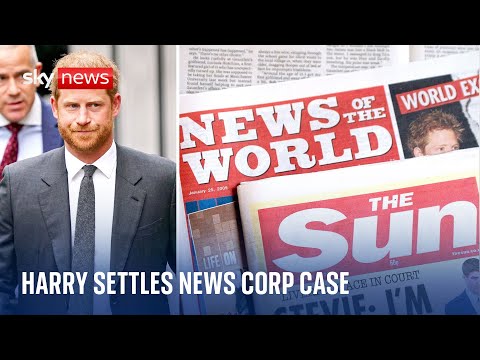 Prince Harry settles court case with The Sun’s publisher