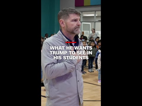 What he wants Trump to see in his students
