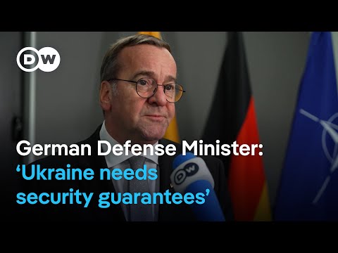 German Defense Minister: We have a bigger responsibility for Europe’s security than ever | DW News