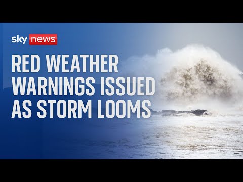 New ‘danger to life’ warnings issued as Storm Eowyn barrels in