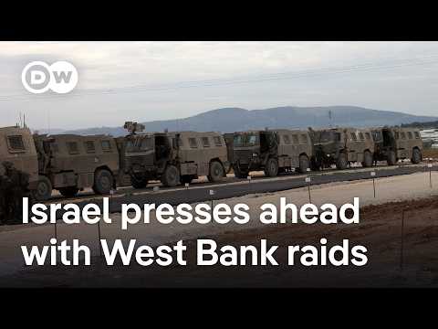 What’s the underlying strategy of Israel’s West Bank raids? | DW News