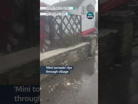 ‘Mini’ tornado rips through village