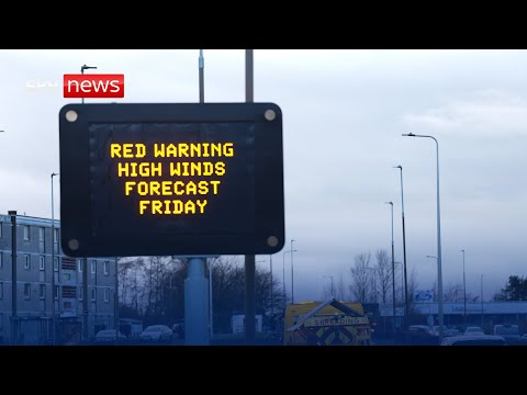 Storm Eowyn hits UK as red weather warning issued