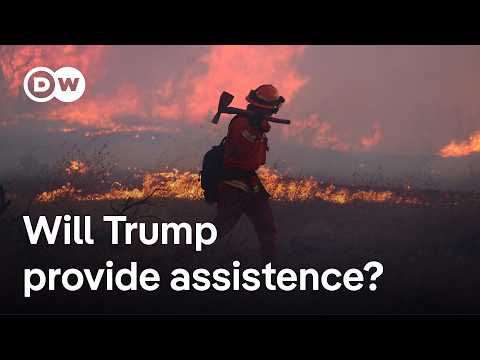 Fresh blazes ignite in Southern California ahead of Trump visit | DW News