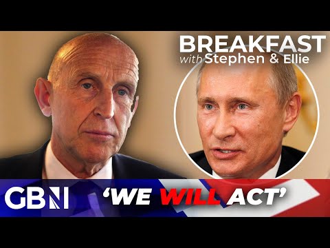 ‘We WILL act!’ – Defence Secretary’s STARK warning to Putin after spy ship sighting in UK waters