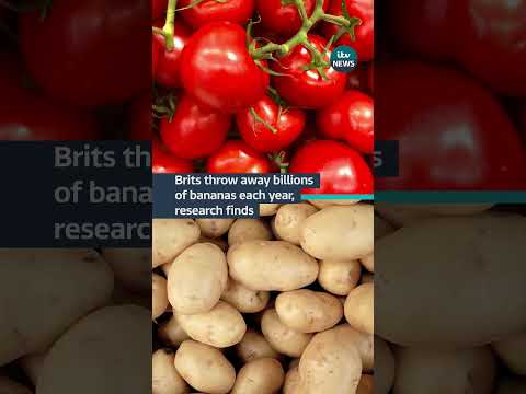 Brits bin at least nine pieces of fruit and veg each week, according to research by Aldi #itvnews