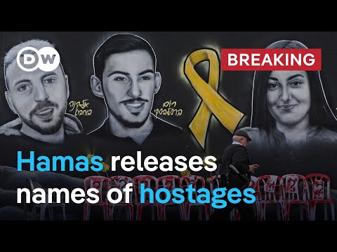 Hamas releases names of four Israeli hostages set to be released | DW News