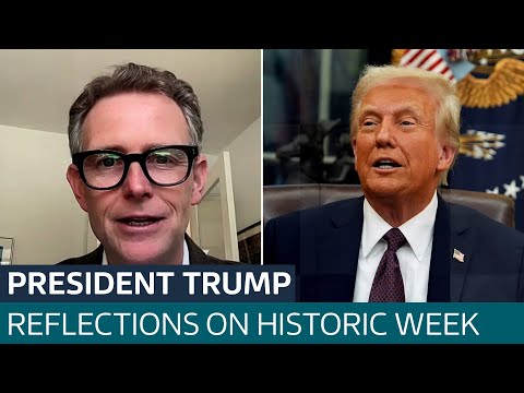 Looking back on President Trump’s first week in the White House | ITV News