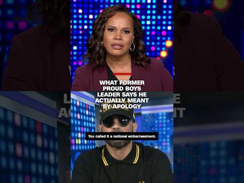 What former Proud Boys leader says he actually meant by apology