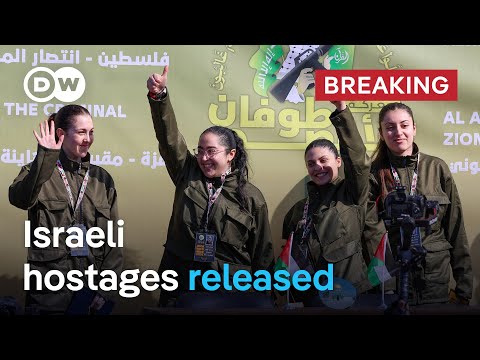 Four hostages back in Israel after being freed in Gaza | DW News