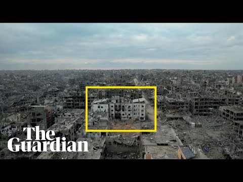 Drone footage shows scale of damage to four hospitals in Gaza