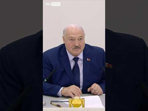 ‘Your subordinates are ruling you’ Lukashenko tells Sky News reporter
