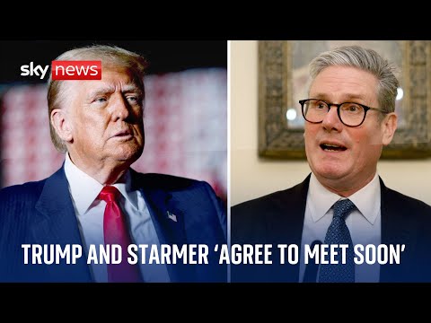 Donald Trump and Sir Keir Starmer speak on phone and ‘agree to meet soon’