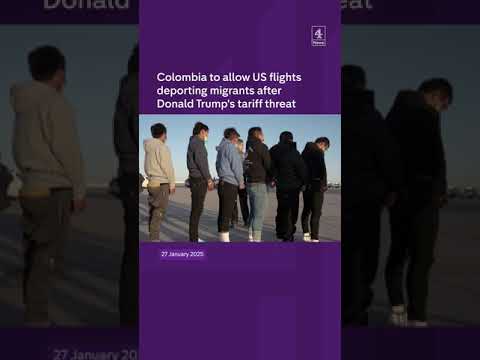 Colombia to allow US flights deporting migrants after Donald Trump’s tariff threat