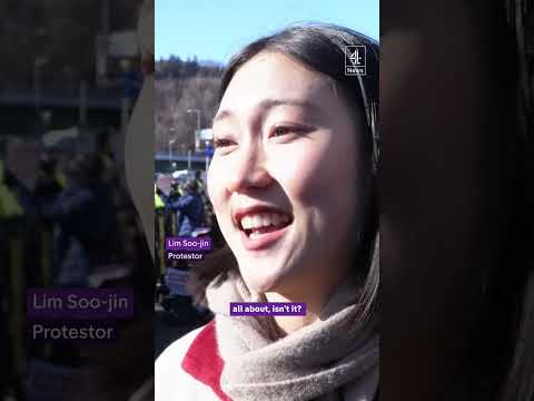 South Korea: Thousands march for and against impeached President Yoon