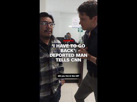‘I have to go back’: David Culver speaks to migrant deported from US