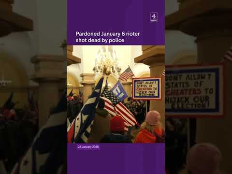 January 6 rioter shot dead by US police