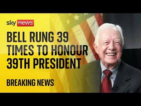 39 bells rung to honour 39th President of the United States
