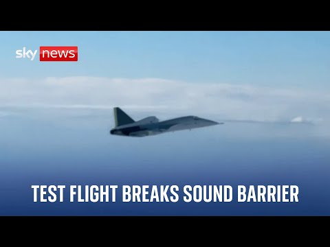 ‘New Concorde’ prototype jet breaks sound barrier