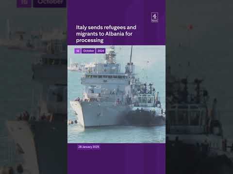 Italy sends refugees to Albania