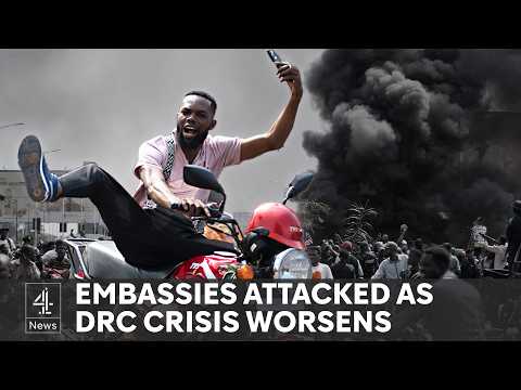 Embassies attacked in Democratic Republic of the Congo crisis