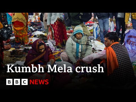 At least 12 feared dead in crush at India’s Kumbh Mela festival | BBC News
