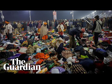 People rescued after deadly crowd crush in at India’s Kumbh Mela religious festival