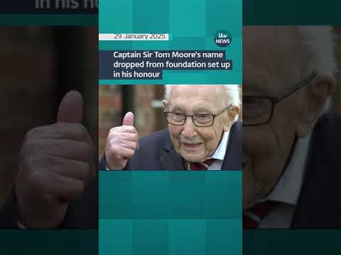 Captain Sir Tom Moore’s name dropped from foundation set up in his honour.