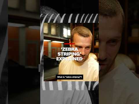 ‘Zebra striping’ explained