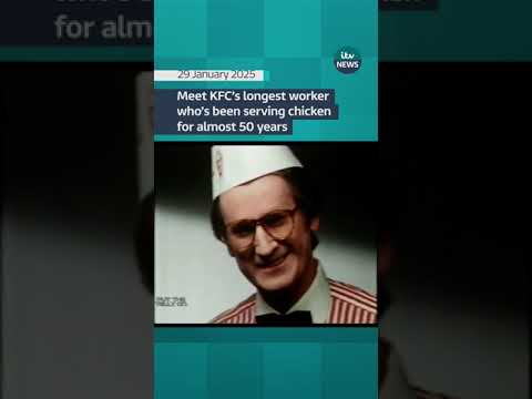 Meet KFC’s longest employee who’s been serving chicken for almost 50 years.