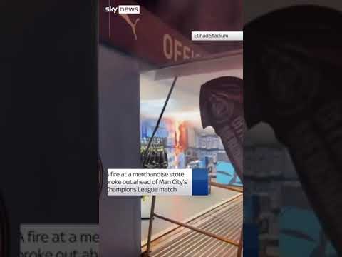 Fire at Man City’s stadium