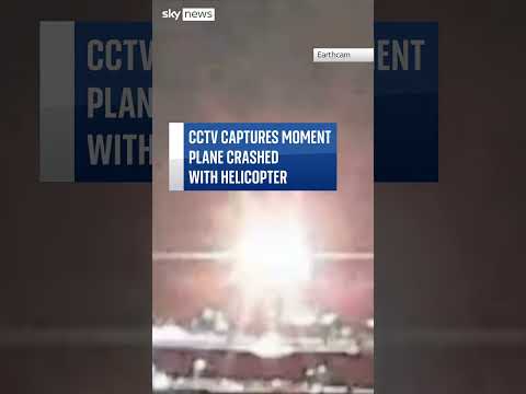 CCTV captures moment of mid-air collision