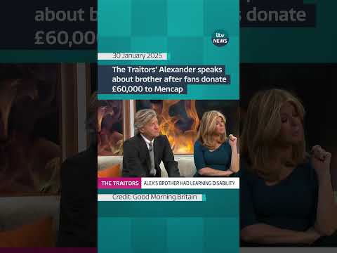 The Traitors’ Alexander on Mencap donations after show #itvnews #shorts #thetraitors