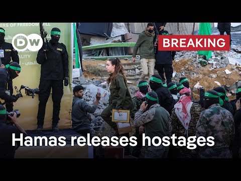 Hostage for prisoner swap underway between Israel and Hamas, Palestinian Islamic Jihad | DW News