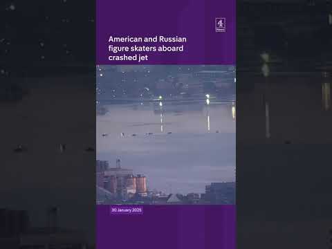 World champion figure skaters on crashed jet
