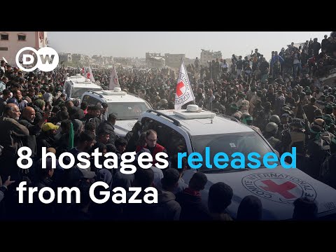 Hamas releases 3 Israeli, 5 Thai hostages from Gaza Strip in ceasefire deal | DW News