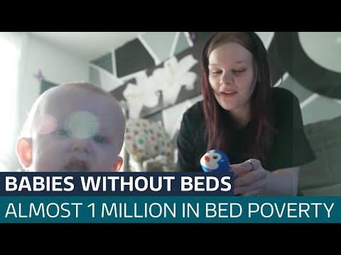 ‘Sleeping on coats or towels’: Shame felt by families who can’t afford a bed for their children