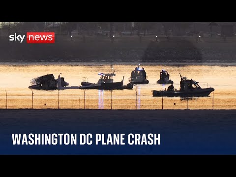 Washington plane crash | Live Sky News coverage
