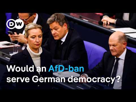 German parliament debates banning AfD party ahead of elections | DW News