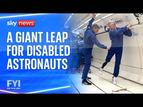 FYI: The world’s first astronaut with a disability