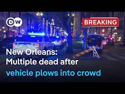 Many feared dead and injured after vehicle slams into crowd on New Orleans’ Bourbon Street | DW News