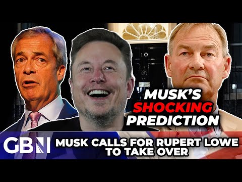WATCH: Musk makes SHOCKING bet on UK’s future PM and demands ‘WEAK’ Farage be OUSTED by Rupert Lowe
